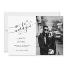 Vi är engagerade med ett pars fotoförlovning