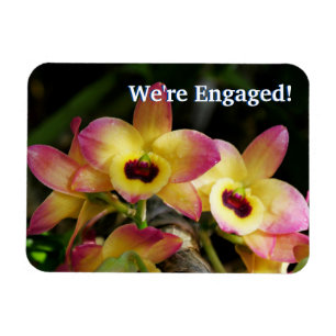 Vi är engagerade! Orchid Flexible Magnet