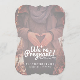 Vi är ett grafiskt meddelande om anpassad Gravid