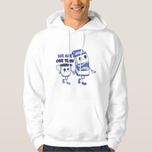Vi är ett team hoodie