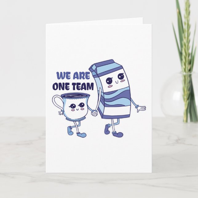 Vi är ett team kort (Framsida)
