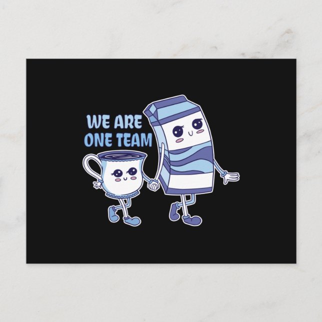 Vi är ett team vykort (Framsida)