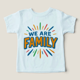 Vi är familj 1 t shirt