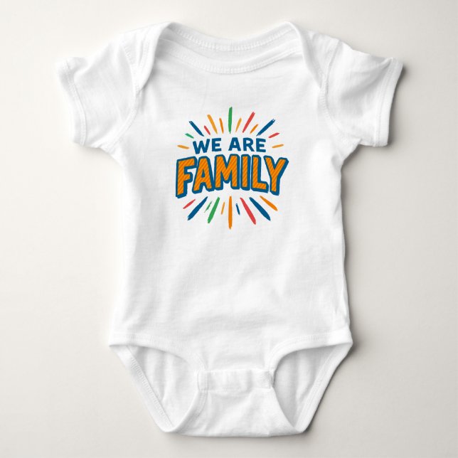 Vi är familj 1 t shirt (Framsida)