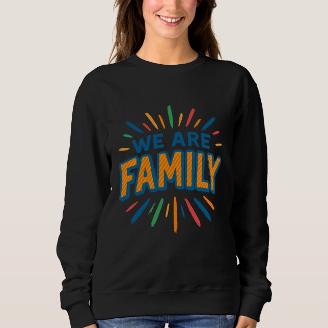 Vi är familj 1 t shirt (Framsida)