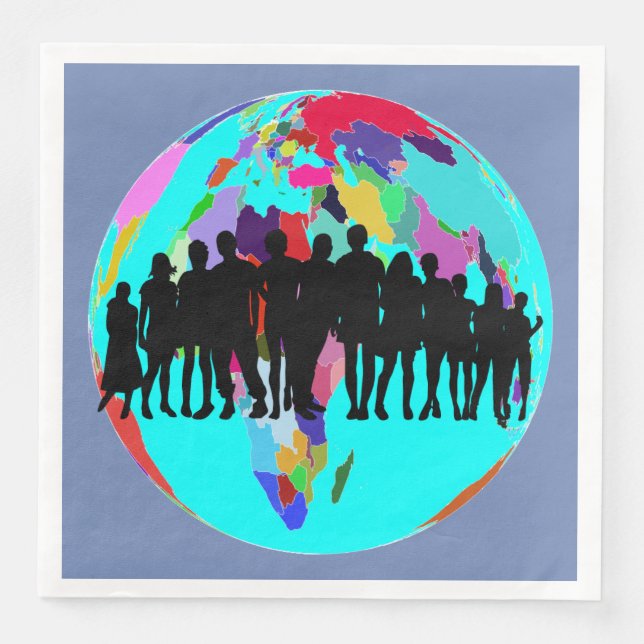 VI ÄR FAMILJ PAPPERSSERVETT (Framsida)