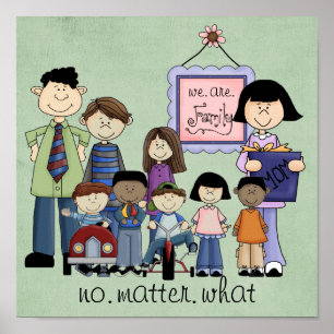 vi är familjefredet poster