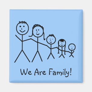 Vi är familjen! - magnet