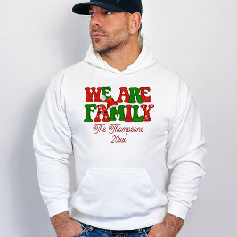 Vi är familjens Personlig som matchar jul 2023 Hoodie