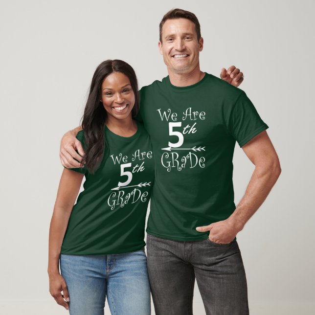Vi är fjärde Klass Squad Teacher Student T Shirt (Unisex)