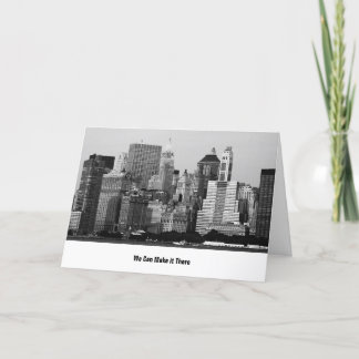 Vi är Flytta till New York Meddelande