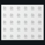 Vi är förlovade namn datum calligraphystylish presentpapper<br><div class="desc">Design</div>