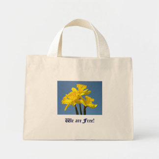 Vi är fria! gåvor Blommande natur Narcissblommor Mini Tygkasse