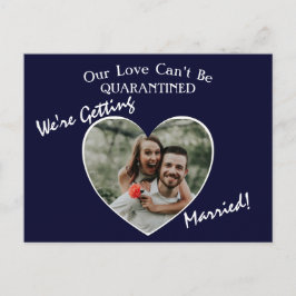 Vi är Gifta sig i Bröllop Meddelande Vykort