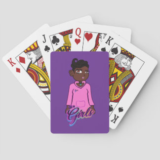 Vi är Girls USA samlarobjekt Casinokort
