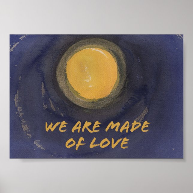 Vi är gjorda av Kärlek Sumi Måne Poster (Framsidan)