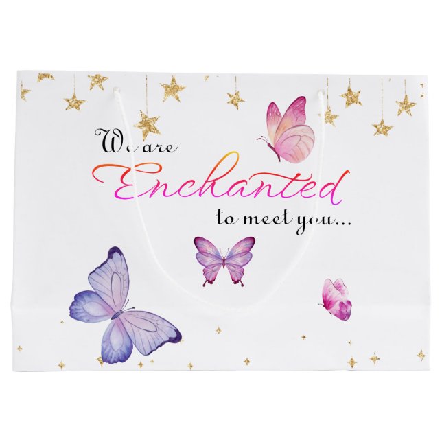 Vi är glada över att träffa din fjärilshuggare (Baksidan)