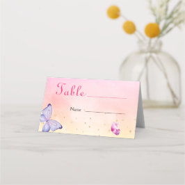 Vi är glada över att träffa din fjärilshuggare placeringskort