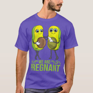 Vi är gravida i Baby-annonsen Avocados Mamma Ba T Shirt