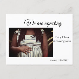 vi är gravida, lägg till baby namn datadatum gravi vykort