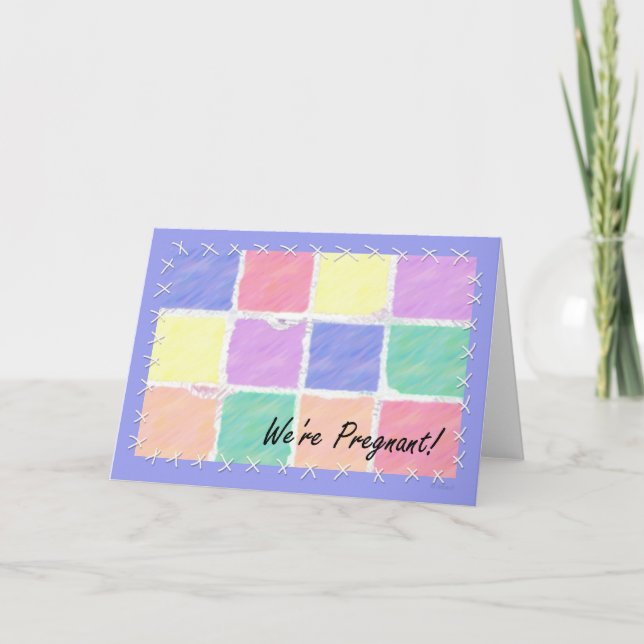 Vi är gravida meddelande (Framsida)