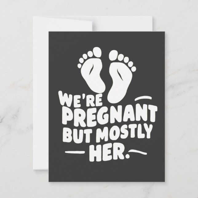 Vi är Gravida men Mest Rolig Gravid Pappa  (Framsida)