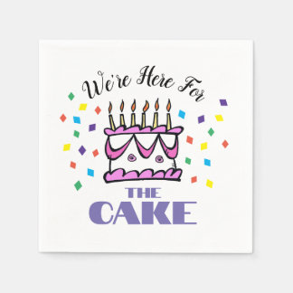 Vi är här för kummelblöjorna pappersservett