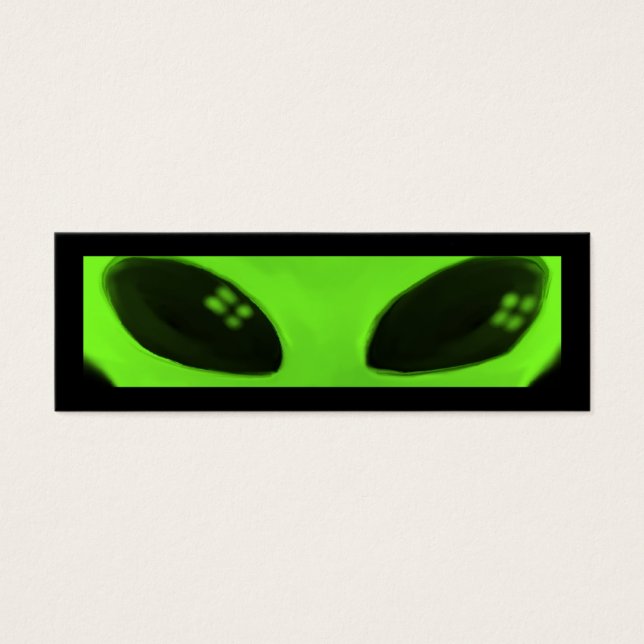 Vi är här! litet visitkort (Framsidan)