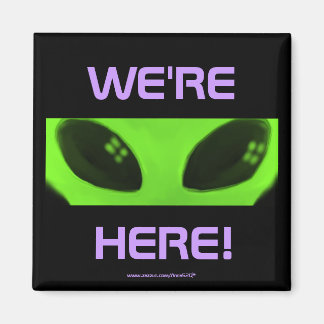 VI ÄR HÄR! v2-magnet Magnet