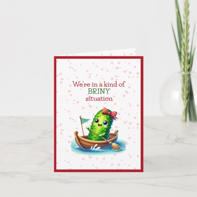 Vi är i en slags SALT-lösning Situation Valentine Helgkort (Framsida)