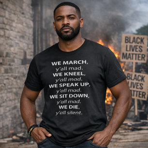 Vi är i mars, Kneel, pratar, sätter dig ner och T Shirt