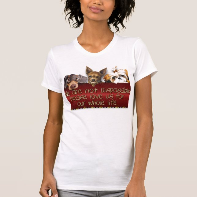 Vi är inte disponibla t-shirt (Framsida)