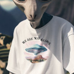 Vi är inte Ensam UFO Alien T Shirt<br><div class="desc">Den här designen kan vara personlig om du väljer Redigera design. Du kan också överföra till andra objekt. Kontakta mig på colorflowcreations@gmail.com eller använda alternativet chatta överst på sidan om du vill ha den här designen på en annan produkt eller behöver hjälp med den här designen. Se mer av mina...</div>