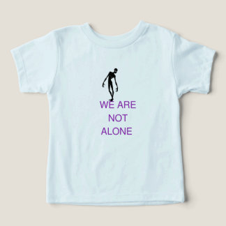 Vi är inte ENSAMMA utomjording silhuett sci-fi gra T Shirt