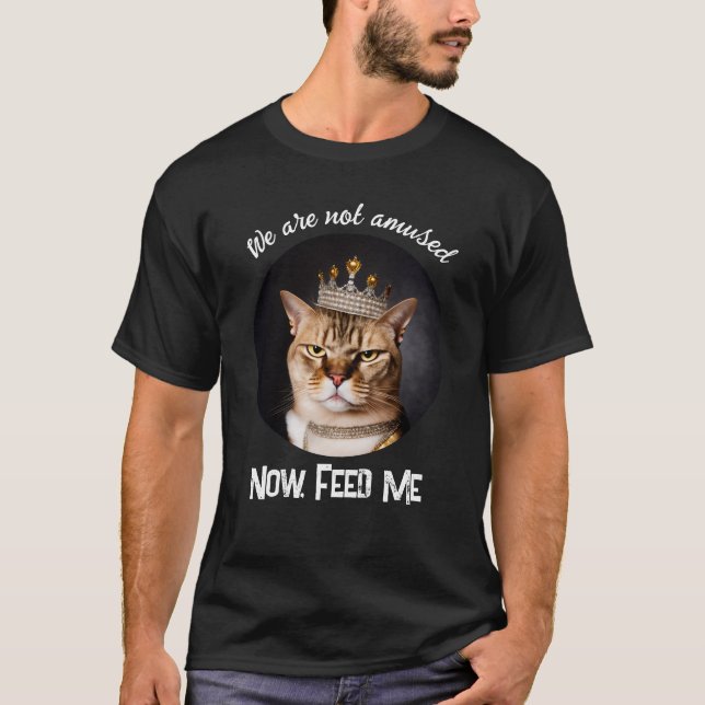 Vi är inte förtjusta i Royalet, i ett Krona T Shirt (Framsida)