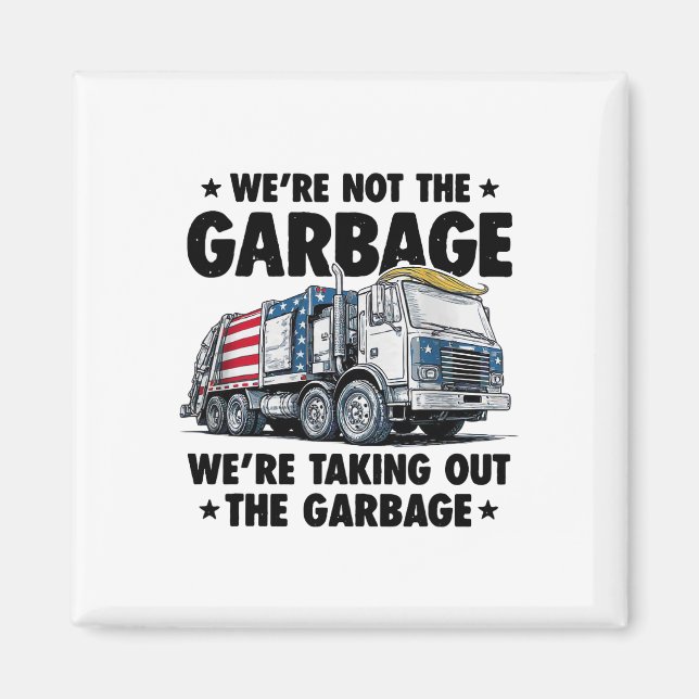 Vi är inte Garge som tog ut Garge Trum Magnet (Framsidan)