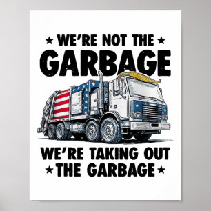 Vi är inte Garge som tog ut Garge Trum Poster