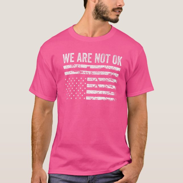 Vi är inte i Flagga uppe T Shirt (Framsida)