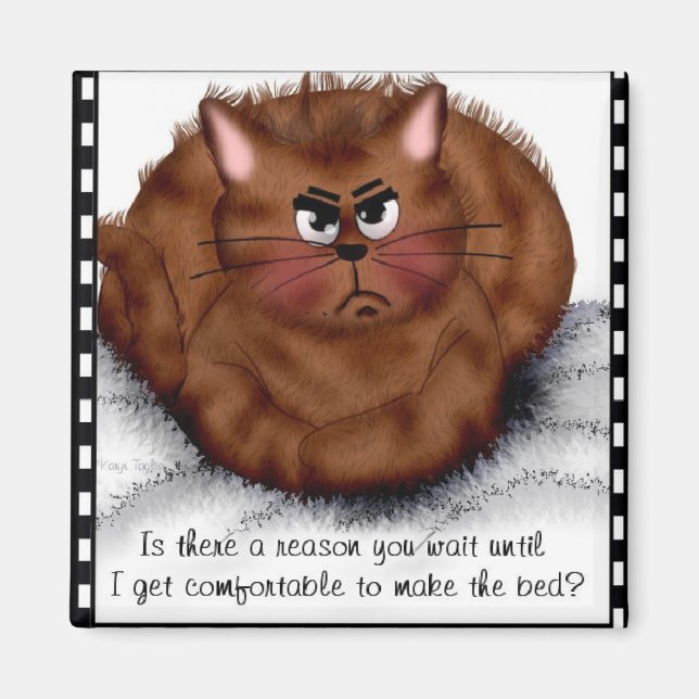 Vi är inte nöjda! magnet (Framsidan)