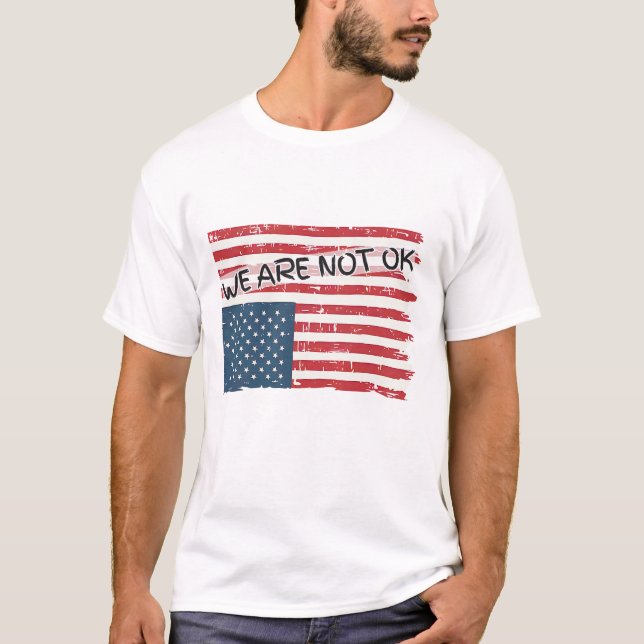 Vi är inte okej t shirt (Framsida)