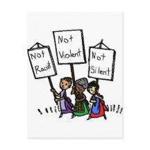 Vi är inte rasistiska, våldsamma eller tysta!