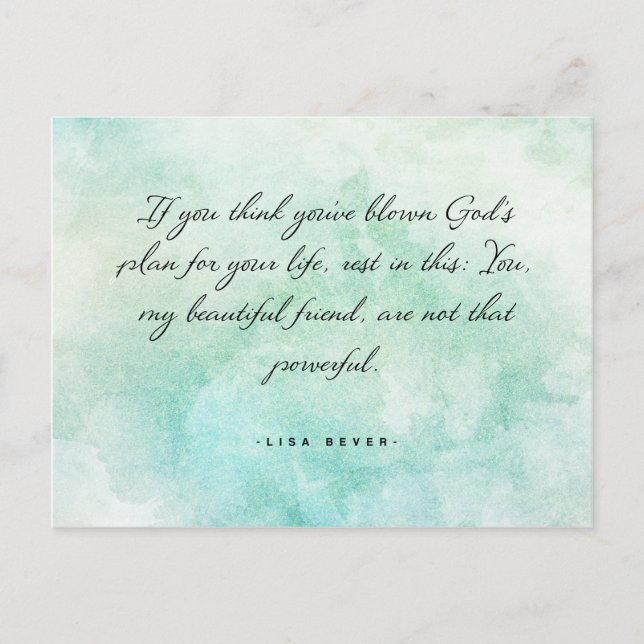 Vi är inte så mäktiga vykort (Framsida)