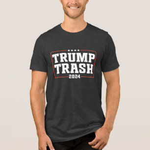 Vi är inte skräp RöstaTrump 2024 Trump-stödjare T Shirt