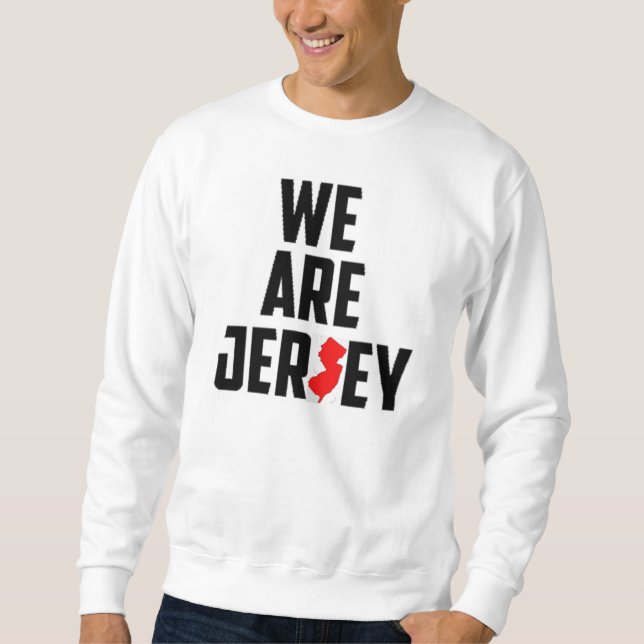 Vi är Jersey Crewneck Långärmad Tröja (Framsida)
