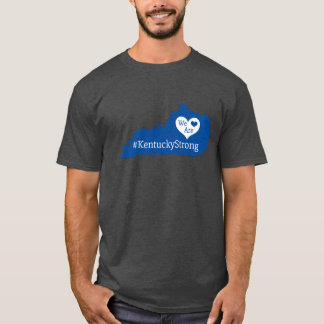 Vi är KentuckyStrong State Silhouette med hjärta T Shirt