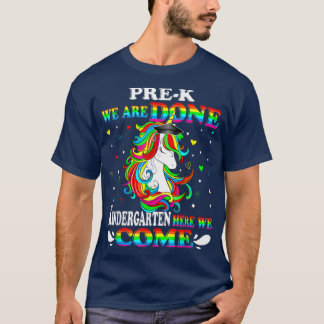Vi är klara Kindergarten här. Vi Kom Kid Uni T Shirt