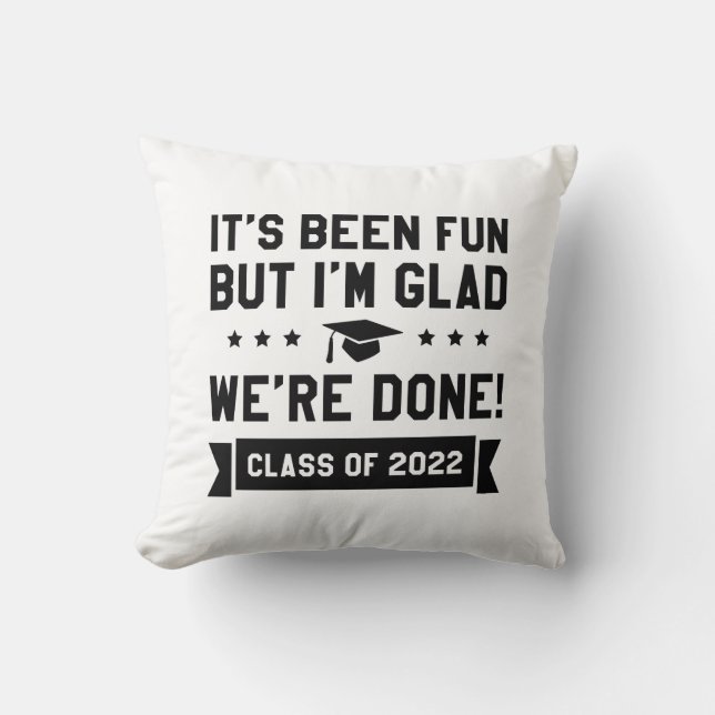 Vi är klara klass 2022 kudde (Framsida)