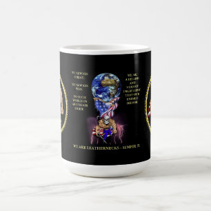 VI ÄR LEATHERNECKS KAFFEMUGG