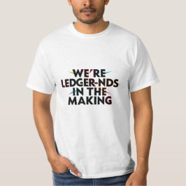 Vi är "LEDGER-nds in the Skapar - Accounting Humor T Shirt