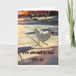 Vi är ledsen att se dig åka kort